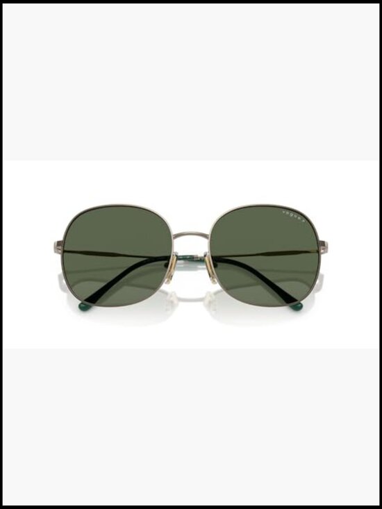 Round Metal Frame Polarized Sunglasses with UV Protection main image 5